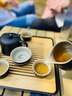 滿(mǎn)弓2025新款茶具套裝戶(hù)外旅行茶具套裝戶(hù)外露營(yíng)圍爐煮茶便攜燒水壺黑陶-提梁壺-卡式爐-藍包 曬單實(shí)拍圖