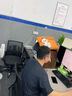 職員辦公桌雙人員工位桌椅組合屏風(fēng)工位電腦桌簡(jiǎn)約現代辦公室桌子 【雙人位】原野橡木150*120*72cm 曬單實(shí)拍圖