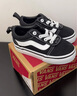 VANS范斯童鞋官方 Old Skool V黑色經(jīng)典款魔術(shù)貼中大童板鞋 黑色 29碼 實(shí)測內長(cháng)18cm 曬單實(shí)拍圖
