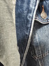 森馬（Semir）森柔牛仔|牛仔外套女短款翻領(lǐng)做舊秋夾克小個(gè)子街頭103524108001 曬單實(shí)拍圖