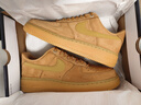 耐克（NIKE）男鞋AIR FORCE 1 小麥色AF1空軍一號運動(dòng)鞋休閑鞋板鞋CJ9179-200 CJ9179-200 43 曬單實(shí)拍圖