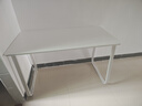 L&S電腦桌家用臺式電競游戲桌子學(xué)習寫(xiě)字辦公桌子BGZ786奶油白120cm 曬單實(shí)拍圖