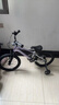 KinderKraftkk兒童自行車(chē)4-6-12歲學(xué)生單車(chē)青少年男女孩禮物山地車(chē)幻影16寸紫 曬單實(shí)拍圖