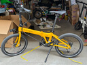 大行（DAHON）自行車(chē)20英寸20速超輕鋁合金碟剎成人單車(chē)KBA005 黃色BA款油碟 曬單實(shí)拍圖