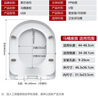 萊爾詩丹馬桶蓋通用U型加厚坐便器蓋子配件老式快拆馬桶圈坐廁座便蓋U08 曬單實(shí)拍圖