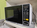 美的（Midea）微波爐家用小型20升轉盤(pán)加熱 智能菜單 一鍵解凍 殺菌電子除味 薄膜按鍵（M1-L213C） 曬單實(shí)拍圖