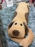 赟婭趴趴狗公仔大型毛絨玩具睡覺(jué)夾腿抱枕可愛(ài)小狗娃娃送男女生禮物 棕色大眼萌趴趴狗 1米 曬單實(shí)拍圖