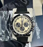 浪琴（LONGINES）Longines康卡斯系列手男表 計時(shí)夜光精鋼自動(dòng)機械42MM男士腕表 L3.835.4.32.6黑金盤(pán)鋼帶 曬單實(shí)拍圖