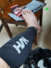 悍將（HNK）跑步運動(dòng)護腿男女肌肉壓縮護小腿襪馬拉松籃球羽毛球速干透氣腿套 隕石黑 T2（建議腿圍37-43cm） 曬單實(shí)拍圖