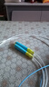 361°跳繩兒童小學(xué)一年級專(zhuān)用競速繩子學(xué)生中考成人健身居家鍛煉運動(dòng)繩 云端藍 曬單實(shí)拍圖