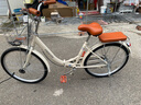 飛鴿（FLYING PIGEON）折疊自行車(chē)折疊車(chē)折疊單車(chē)自行車(chē)成人折疊車(chē)自行車(chē)自行車(chē)學(xué)生山地 標配米色+單速+充氣胎+禮包 24寸|身高150-170cm 曬單實(shí)拍圖