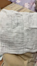 可優(yōu)比（KUB）嬰兒口水巾洗臉巾喂奶巾兒童手帕新生兒純棉紗布毛巾6條裝帶掛繩 曬單實(shí)拍圖