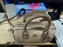 COACH/蔻馳 女士波士頓包枕頭包女包單肩斜挎手提包 沙黃色拼色CW330SVXCU 曬單實拍圖