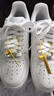 耐克NIKE板鞋女空軍一號AF1 AIR FORCE 1運動(dòng)鞋DD8959-100白37.5 曬單實(shí)拍圖