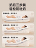 蒂樂(lè )嬰兒斜坡枕墊防吐奶溢奶嗆奶枕頭床中床新生兒安撫枕躺喂奶神器 溫迪熊 0-1歲（可拆洗） 曬單實(shí)拍圖