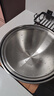 雙立人（ZWILLING）316食品級不銹鋼和面盆洗菜打蛋盆家用廚房涼拌沙拉料理盆直邊盆 316 三件套24-26-28cm 曬單實(shí)拍圖