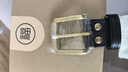 馬登工裝美式復古進(jìn)口牛皮皮帶男黃銅單針快脫扣真皮硬漢褲腰帶男 深咖色 （115cm長(cháng) X 3.8cm寬） 曬單實(shí)拍圖