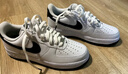 耐克空軍一號男子輕便平底運動(dòng)鞋冬板鞋NIKE AIR FORCE 1 FQ4296 101白/黑/白 42.5 曬單實(shí)拍圖
