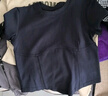 三彩2025夏季新款圓領(lǐng)正肩短袖純色T恤修身短款套頭衫上衣M 藏青色 S 155/80A 曬單實(shí)拍圖