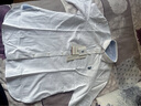 U.S. POLO ASSN.長(cháng)袖襯衫女純色防走光商務(wù)休閑純棉白襯衣春秋通勤翻領(lǐng)女外套上衣 曬單實(shí)拍圖