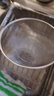 雙槍304不銹鋼瀝水籃 淘米神器洗菜盆瀝水盆25年新款洗水果家用濾水籃 【22cm】瀝水籃+瀝水盆套裝（2件） 曬單實(shí)拍圖