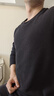 海瀾之家保暖內衣男士秋衣秋褲男100%純棉抗菌防螨秋冬季內衣圓領(lǐng)保暖套裝 350克搖粒絨加絨加厚套裝-黑色 XL /175(體重130-150斤) 曬單實(shí)拍圖
