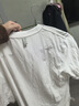 名創(chuàng  )優(yōu)品（MINISO）2件裝短袖t恤男夏季純白色重磅純棉寬松半袖男生百搭休閑大碼體恤 【2件裝】白色(空白)+黑色(空白) M 170 (30天質(zhì)量問(wèn)題全額退) 曬單實(shí)拍圖