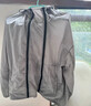 UR2025秋季新款男裝潮流休閑雙拉鏈超寬松罩衫襯衫UMV250065 暖灰 L (XL-XXL) 曬單實(shí)拍圖