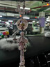 奔域（BENYU）汽車(chē)掛件車(chē)內吊墜女士平安扣高檔水晶飾品車(chē)載后視鏡掛飾裝飾新款 粉色平安扣車(chē)掛 曬單實(shí)拍圖