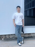 環(huán)球白黑德訓鞋男鞋2025春夏爆款百搭經(jīng)典款休閑鞋ins日常通勤阿甘鞋 曬單實(shí)拍圖