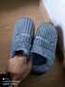 俞兆林（YUZHAOLIN）棉鞋女男情侶包跟棉拖鞋冬季月子鞋保暖舒適家居棉鞋 曬單實(shí)拍圖