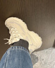 斯凱奇（Skechers）奶茶熊3代女鞋復古熊貓老爹鞋厚底增高鞋百搭休閑運動(dòng)鞋896276 曬單實(shí)拍圖