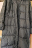 森馬（Semir）陳都靈同款羽絨服女90絨長(cháng)款三防冬寬松連帽外套簡(jiǎn)約109724113001 曬單實(shí)拍圖