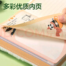 得力（deli）熊貓毛絨筆記本記事本精裝本學生手工DIY手賬本A6/112張XM201 曬單實拍圖