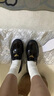 他她（TATA）沈月同款預言家厚底樂(lè )福鞋女真皮JK單鞋小皮鞋新 黑色 38 曬單實(shí)拍圖