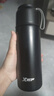 特步（XTEP）保溫杯成人男女學(xué)生運動(dòng)便攜316不銹鋼大容量戶(hù)外兩用水杯子 【24年新款保溫/冷】暗黑 曬單實(shí)拍圖