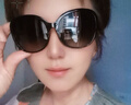 帕森（PARZIN）太陽鏡女 復(fù)古大框時尚偏光太陽眼鏡開車駕駛遮陽防曬墨鏡 黑框漸灰片（PZ9908） 曬單實拍圖