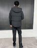 鴨鴨（YAYA）時(shí)空道宇系列三防羽絨服情侶男女短款冬季新款泡芙加厚面包服外套 遠霧藍色 M (建議110-130斤) 曬單實(shí)拍圖