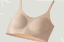 雅鹿少女內衣高中初中學(xué)生女大童12-18歲隱形文胸青春期發(fā)育薄款背心 粉底液色 XL 建議110-130斤 曬單實(shí)拍圖