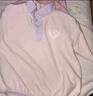 戴維貝拉（DAVE＆BELLA）兒童搖粒絨衛衣女童上衣中大童打底衫男童衣服秋季新款童裝 紫粉色【現貨】 80 cm（建議身高73-80cm） 曬單實(shí)拍圖