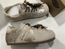 Dickies德訓鞋女鞋2025秋冬新款芭蕾風(fēng)休閑鞋女板鞋百搭配裙串珠平底單鞋 米色 38 曬單實(shí)拍圖