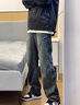 班尼路S&K系列美式復古牛仔褲男春秋季直筒闊腿褲大碼寬松休閑長(cháng)褲子 復古藍 M 曬單實(shí)拍圖