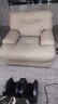 林氏家居舒適單人沙發(fā)椅懶人網(wǎng)紅款中古風(fēng)單椅休閑林氏木業(yè)TDY168 【單人】柔沙色沙發(fā) 曬單實(shí)拍圖