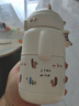 蘇泊爾（SUPOR）兒童保溫杯水杯水壺小學(xué)生上學(xué)開(kāi)學(xué)316L吸管杯 椰奶白KCV50CM20 曬單實(shí)拍圖