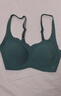 ubras無(wú)尺碼浪花領(lǐng)文胸收副乳內衣女無(wú)痕小胸聚攏文胸無(wú)鋼圈胸罩 松石青色-背勾 均碼 (100-130斤) 曬單實(shí)拍圖
