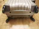 新秀麗（Samsonite）萬(wàn)向輪貝殼箱拉桿箱密碼鎖時(shí)尚行李箱旅行箱單拉桿V22 香檳色 25英寸 曬單實(shí)拍圖