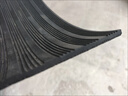 高壓絕緣膠皮橡膠墊黑色工業(yè)橡膠板耐磨減震3mm5mm10kv配電房地墊 厚3mm【1米*7米】黑色條紋 曬單實(shí)拍圖