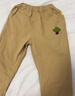 嘟嘟家寶寶褲子春秋款兒童純棉長(zhǎng)褲秋季男童卡通梭織褲女童休閑褲百搭潮 卡其色 100 曬單實(shí)拍圖