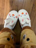 梵昇昱拖鞋女2026新款春季防滑保暖超可愛(ài)兔子毛絨軟底輕便白色拖鞋女鞋 毛拖鞋【米白小兔子】 36-37 適合35-36 曬單實(shí)拍圖