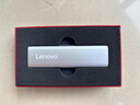 聯(lián)想（Lenovo）1TB 移動(dòng)硬盤(pán)固態(tài)(PSSD) ZX1 Type-c USB3.1雙接口 讀速560MB/s 手機直連 電腦 銀色 曬單實(shí)拍圖
